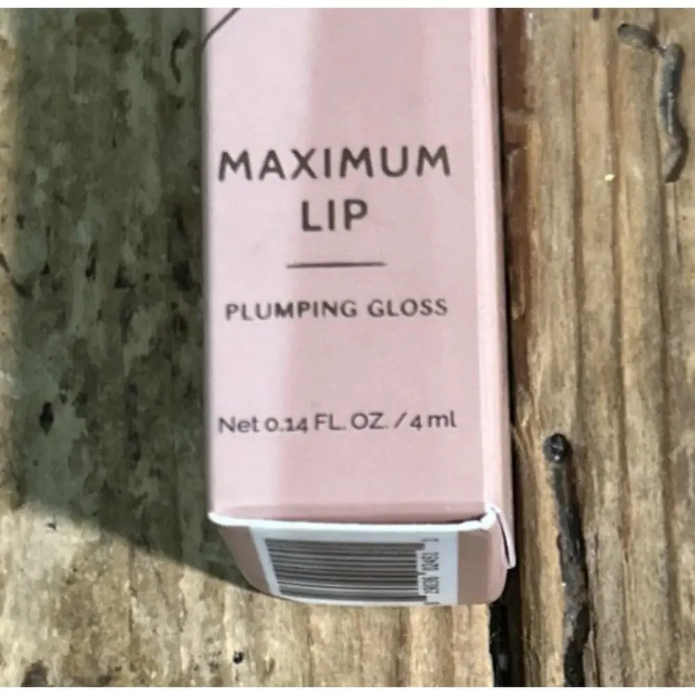 Ashley Black Maximum Lip Plumping Gloss Clear NIB